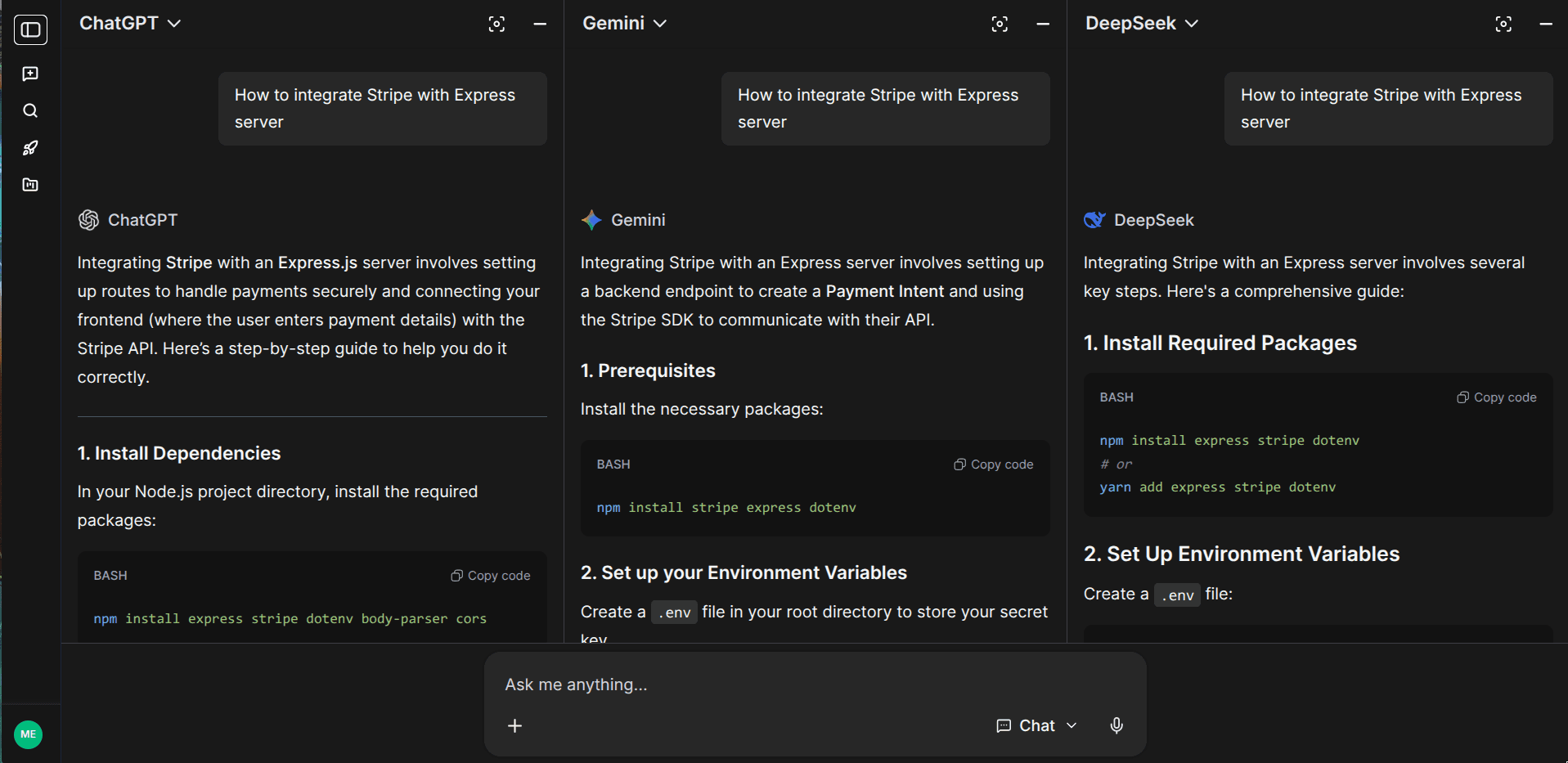 SafientAi screenshot Dark